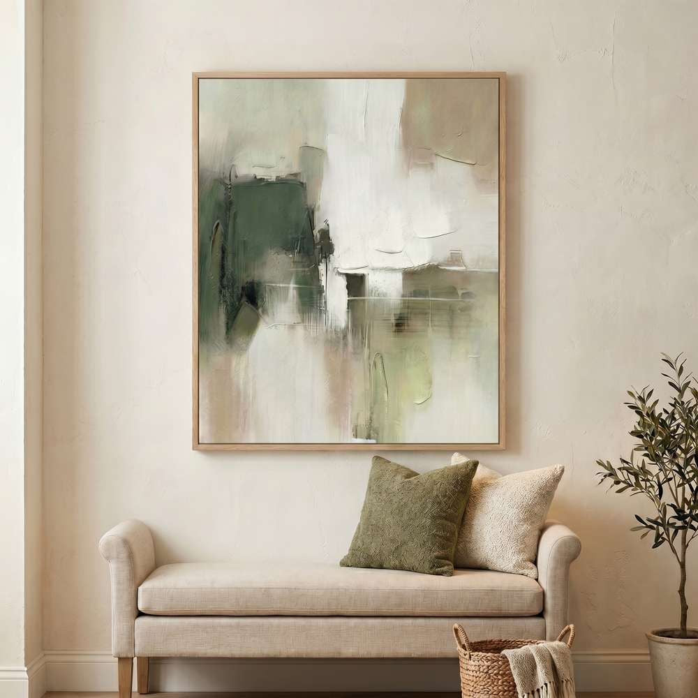 Bassett Mirror - Verdant Horizon I Green Landscape Framed Canvas - 7301-127 view 5