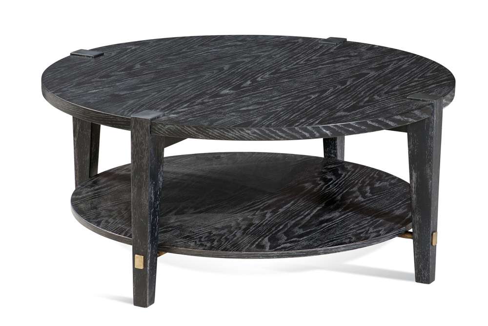 Bassett Mirror - Whitfield Round Cocktail Table - 9985-LR-120 veiw 2