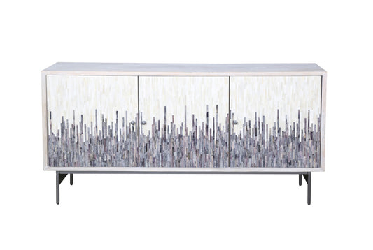 Bassett Mirror - Zooey Server in White Wash Mango - 6067-DR-576 view 2