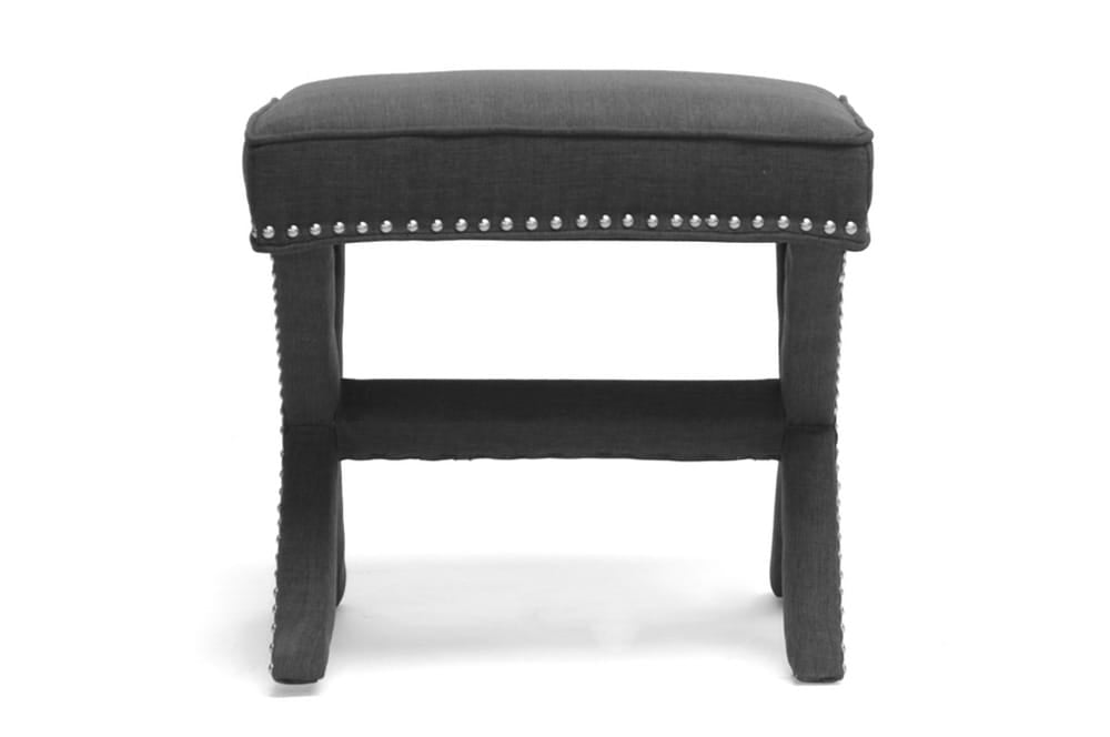 Baxton Studio - 0 Bench - BH-63907-Grey view 4