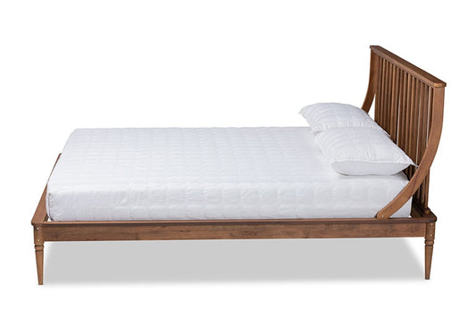 Baxton Studio - Abel King Size Bed - MG0064-Walnut-King view 2