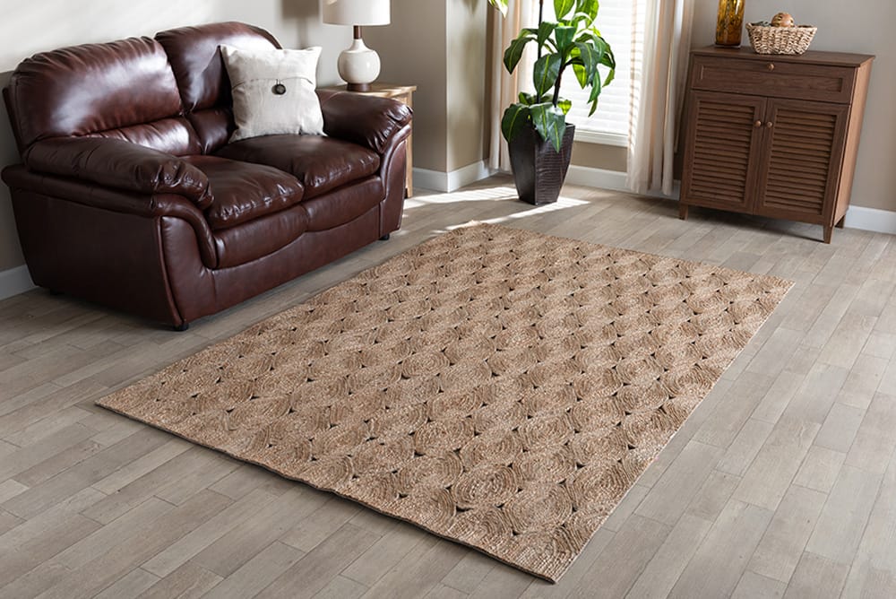Baxton Studio - Addis Rug - Addis-Natural-Rug view 3