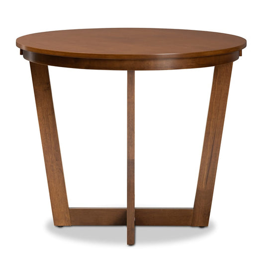 Baxton Studio - Alayna Dining Table in Walnut - RH7048T-Walnut-35-IN-DT view 2