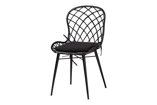 Baxton Studio - Aniceta Dining Set - KYG013C-Black-7PC Dining Set view 2