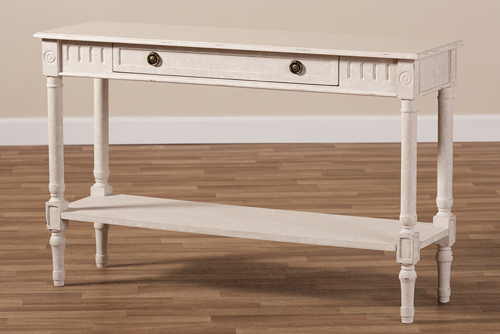 Baxton Studio - Ariella Console Table - RAM13-Whitewashed-ST view 11