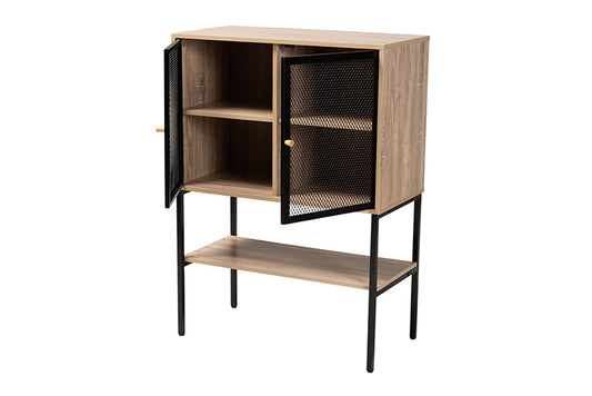 Baxton Studio - Asher Sideboard - LCF20234-Tan/Brown-Sideboard view 2