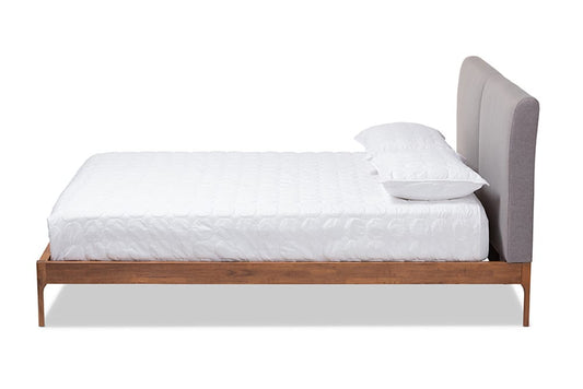 Baxton Studio - Aveneil King Size Bed - BBT6723-Grey-King view 2