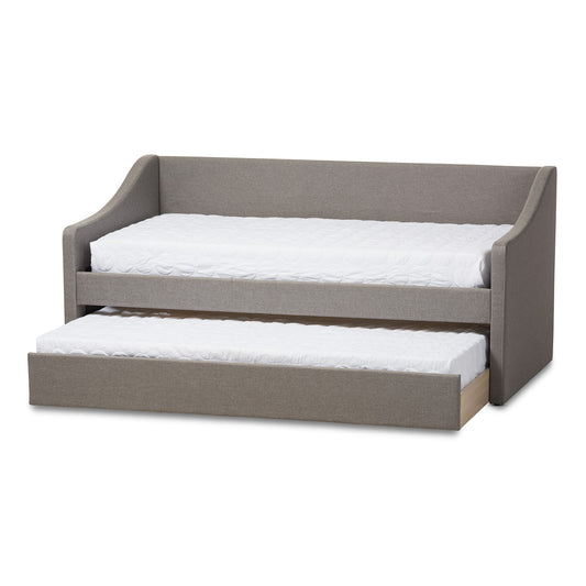 Baxton Studio - Barnstorm Daybed in Grey - CF8755-Grey-Day Bed view 2