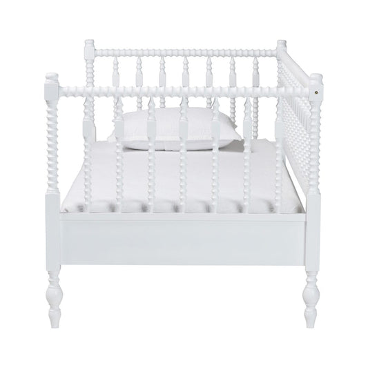 Baxton Studio - Callison Twin Size Daybed in White - MG0259-1-White-Twin-Daybed view 2