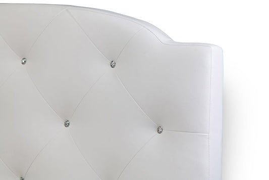 Baxton Studio - Canterbury Full Size Bed - BBT6440-Full-White view 5
