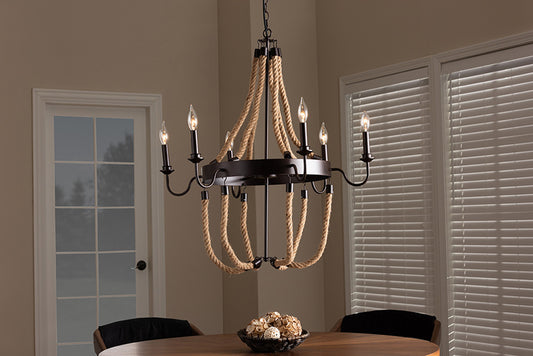Baxton Studio - Cassia Chandelier - EVEN1015 view 2