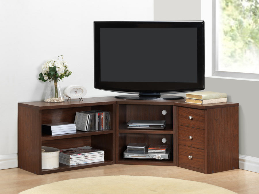 Baxton Studio - Commodore TV Stand in Brown - TV-032-Oak view 5