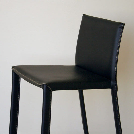Baxton Studio - Crawford Set of 2 Bar Stools in Black - ALC-1822A-65 Black view 2