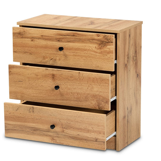 Baxton Studio - Decon Chest in Oak Brown - B06-Wotan Oak view 2