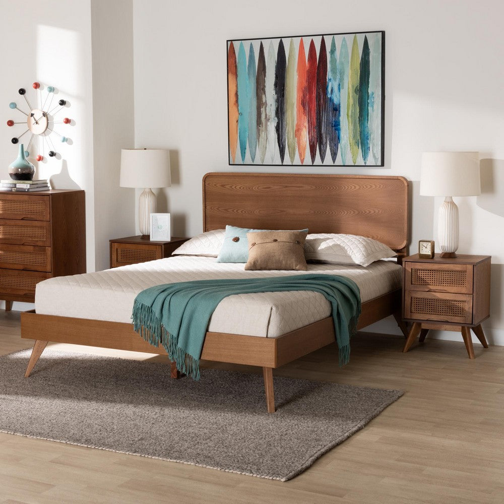 Baxton Studio - Demeter Queen Bedroom Set in Walnut Brown - Demeter-Ash Walnut-Queen 3PC Bedroom Set view 11