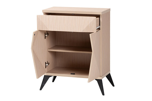 Baxton Studio - Draper Sideboard - KBL2347-Natural/Black-1DW-Sideboard view 2