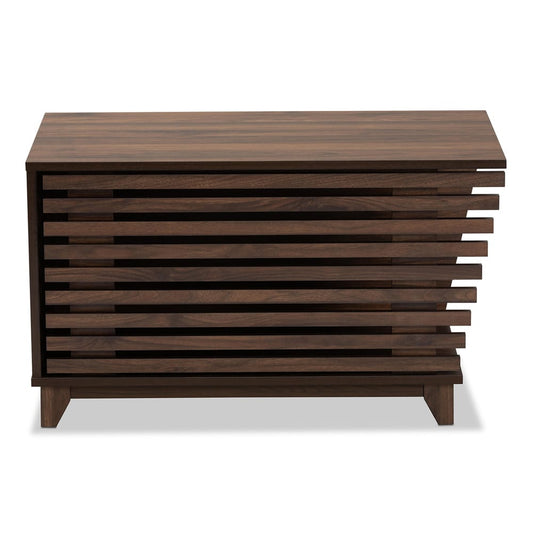 Baxton Studio - Eckhart Cat House in Walnut Brown - SECHC150130WI-Walnut-Cat House view 2