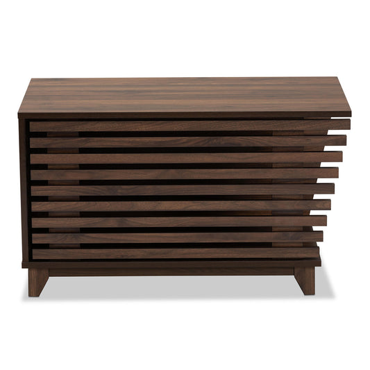 Baxton Studio - Eckhart Cat House in Walnut Brown - SECHC150130WI-Walnut-Cat House view 2