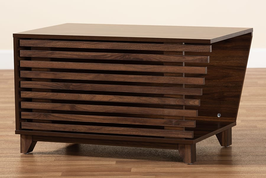 Baxton Studio - Eckhart Cat House in Walnut Brown - SECHC150130WI-Walnut-Cat House view 10