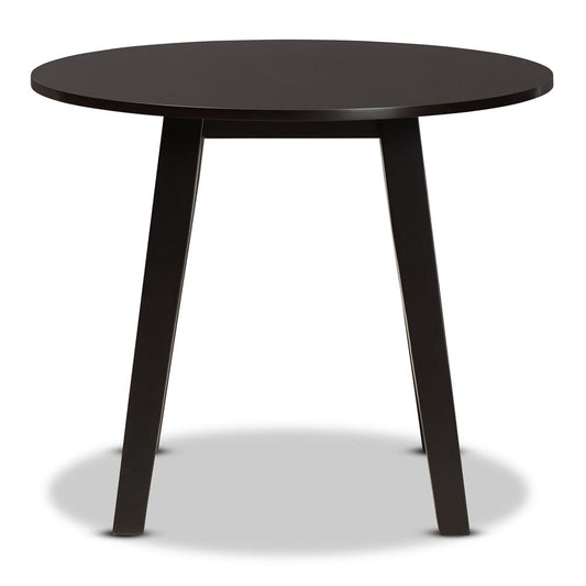 Baxton Studio - Ela Dining Table in Dark Brown - RH7230T-Dark Brown-35-IN-DT view 2