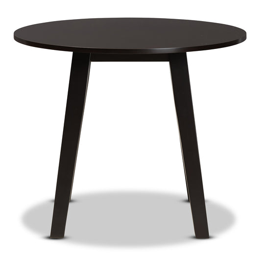 Baxton Studio - Ela Dining Table in Dark Brown - RH7230T-Dark Brown-35-IN-DT view 2