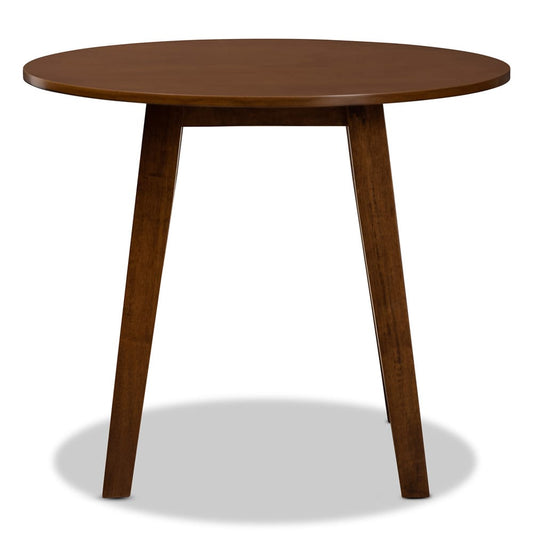 Baxton Studio - Ela Dining Table in Walnut - RH7230T-Walnut-35-IN-DT view 2