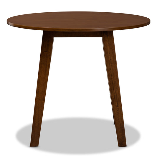 Baxton Studio - Ela Dining Table in Walnut - RH7230T-Walnut-35-IN-DT view 2