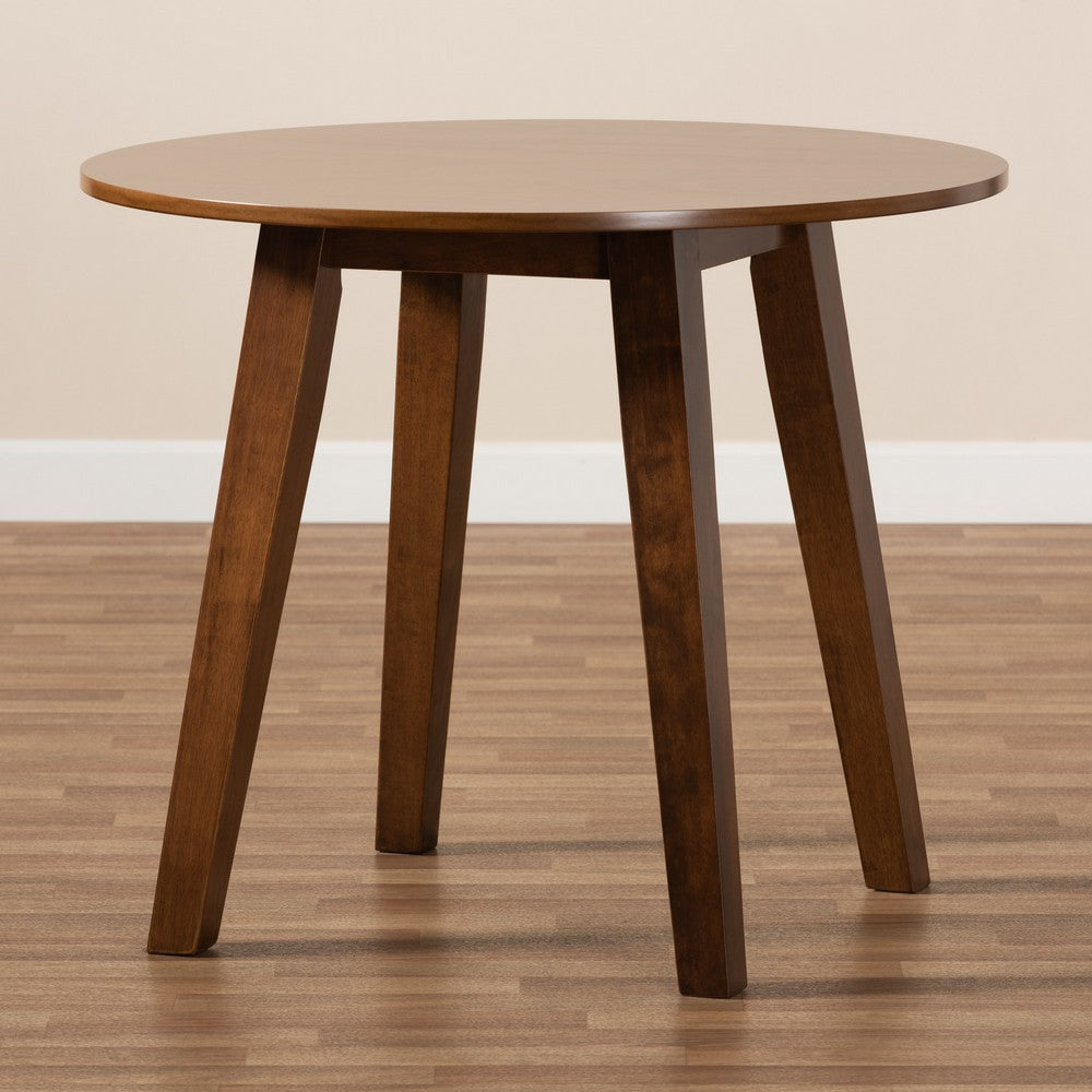 Baxton Studio - Ela Dining Table in Walnut - RH7230T-Walnut-35-IN-DT view 6