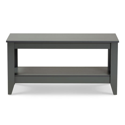 Baxton Studio - Elada Coffee Table in Grey - CT8000-Grey-CT view 2