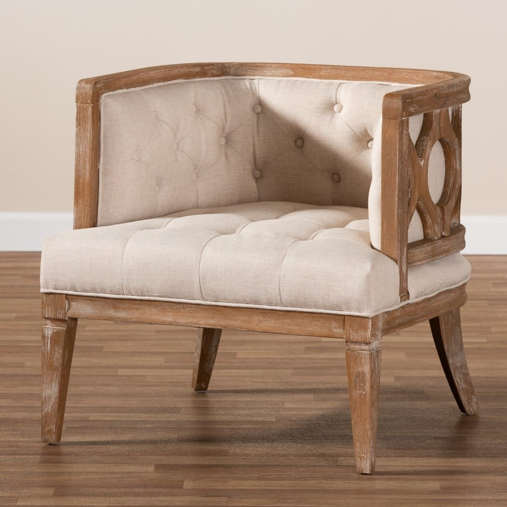 Baxton Studio - Esme Chair in Beige/Oak - TSF9911-Beige/Natural Oak-CC view 9
