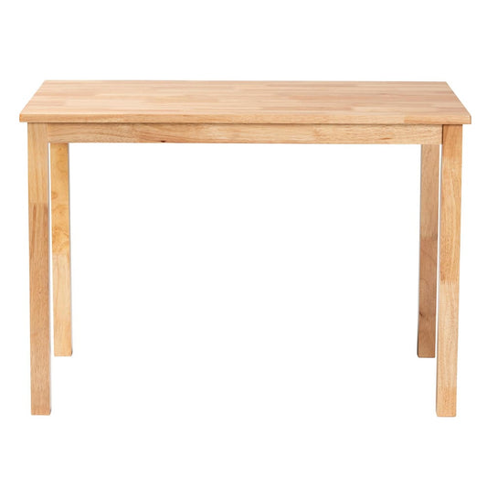 Baxton Studio - Eveline Dining Table in Natural Brown - RH7006-Natural-DT view 2