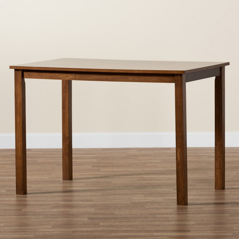 Baxton Studio - Eveline Dining Table in Walnut Brown - RH7006-Walnut Brown-DT view 8