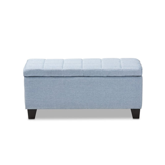Baxton Studio - Fera Ottoman in Light Blue - WS-2005-P-Light Blue-OTTO view 2