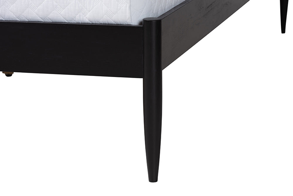 Baxton Studio - Florica Queen Bedroom Set - Shelby-Sand Stone/Black-Queen-5PC Bedroom Set view 11
