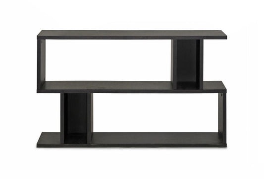 Baxton Studio - Goodwin Bookshelf in Dark Brown - FP-2DS-Shelf view 2