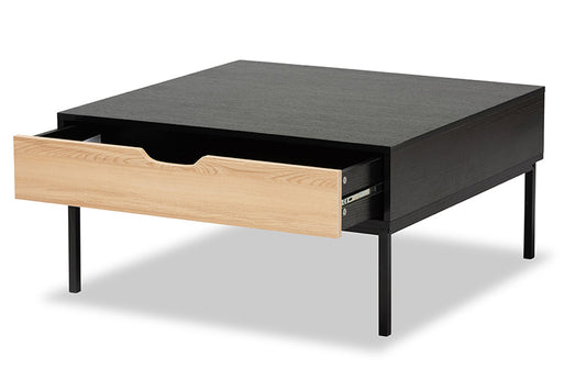 Baxton Studio - Haben Coffee Table - LCF20182-Black/Tan-CT view 2