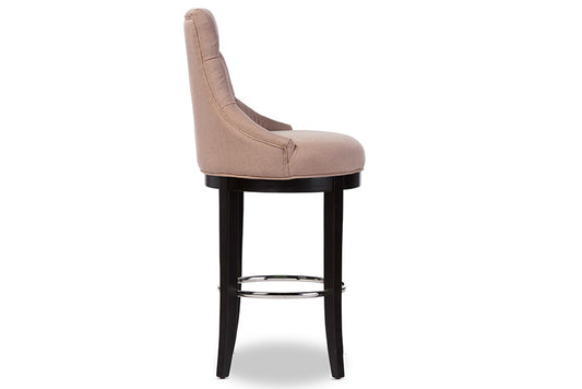 Baxton Studio - Harmony Bar Stool - WS-2076-Beige view 2