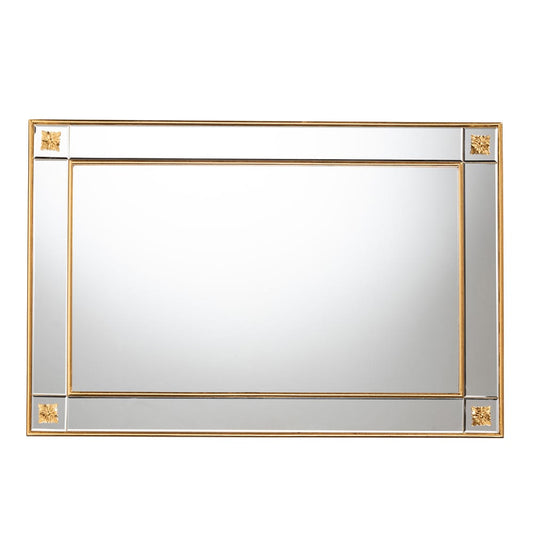 Baxton Studio - Iara Mirror in Gold - RXW-10689 view 2
