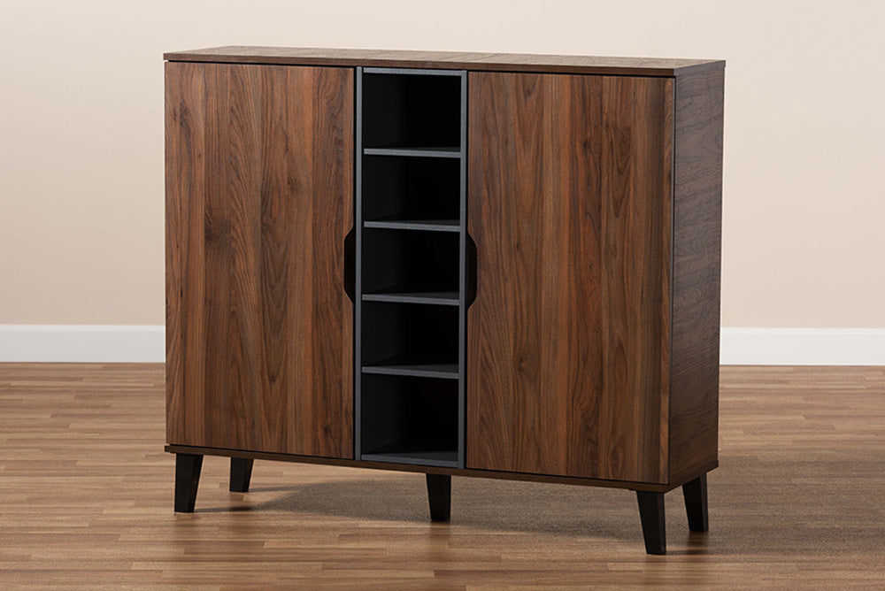 Baxton Studio - Idina Shoe Cabinet - SESC16105-Columbia-Shoe Cabinet view 9