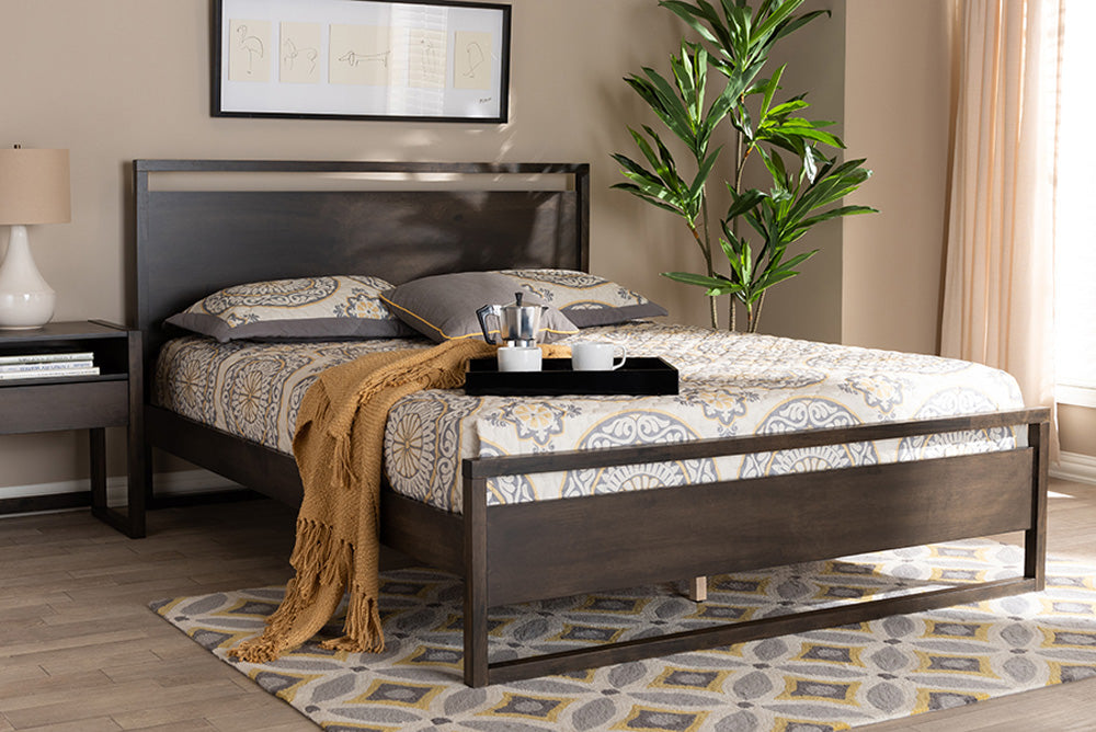 Baxton Studio - Inicio Queen Size Bed - Inicio-Queen view 7