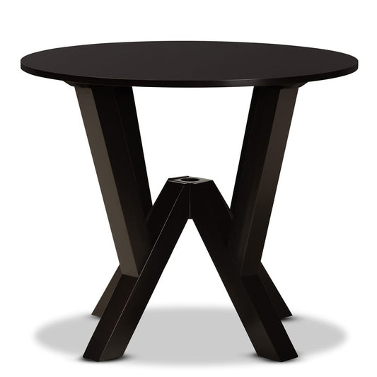 Baxton Studio - Irene Dining Table in Dark Brown - RH7231T-Dark Brown-35-IN-DT view 2