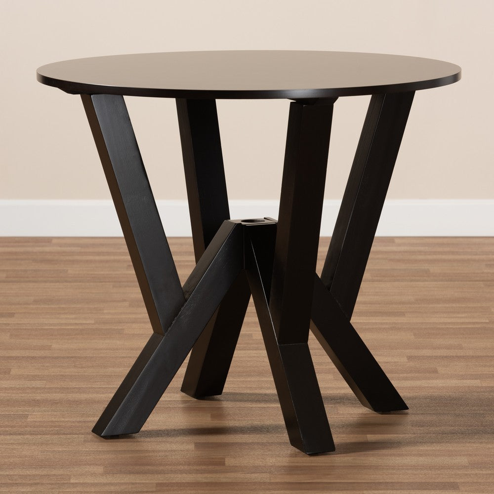 Baxton Studio - Irene Dining Table in Dark Brown - RH7231T-Dark Brown-35-IN-DT view 6