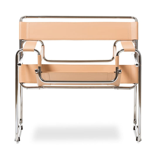 Baxton Studio - Jericho Living Room Chair in Tan - ALC-3001 Tan view 2