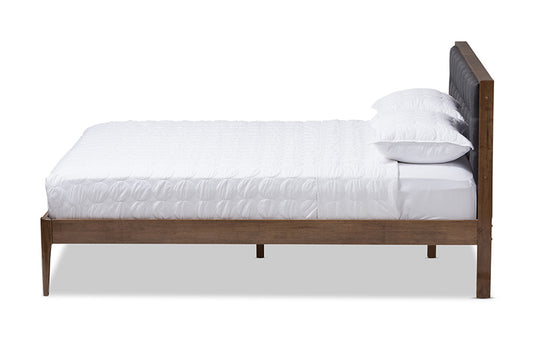 Baxton Studio - Jupiter King Size Bed - SW8085-Walnut-M17-King view 2