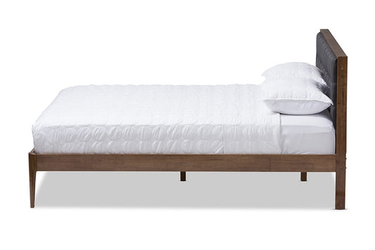 Baxton Studio - Jupiter King Size Bed - SW8085-Walnut-M17-King view 2