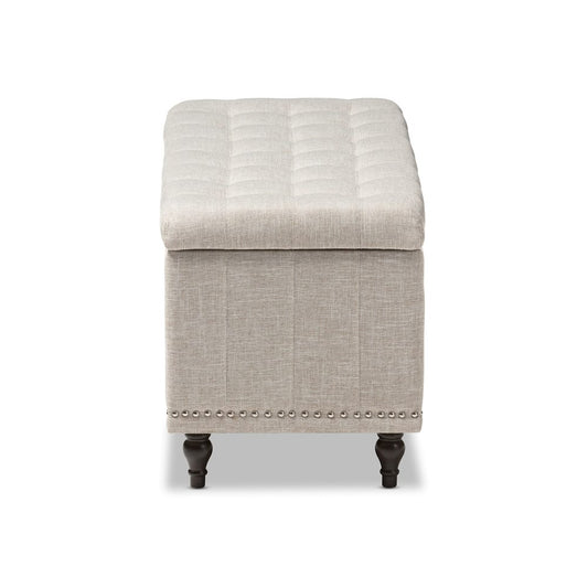 Baxton Studio - Kaylee Storage Bench in Beige - BBT3137-OTTO-Beige-H1217-3 view 2