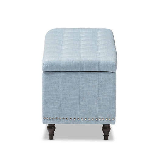 Baxton Studio - Kaylee Storage Bench in Light Blue - BBT3137-OTTO-Light Blue-H1217-21 view 2