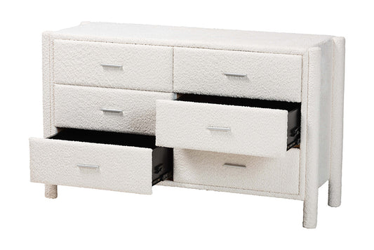 Baxton Studio - Laria Dresser - BBT2054 A1-White-Dresser view 2