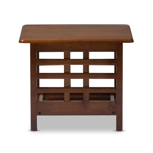 Baxton Studio - Larissa End Table in "Cherry" Brown - SW5218-Cherry-TS2-ET view 2