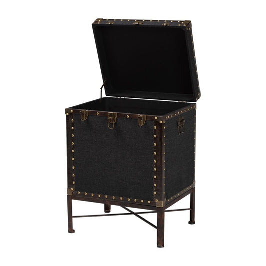 Baxton Studio - Laura End Table in Black - JY23B237-Open Box Laura Black-ET view 2
